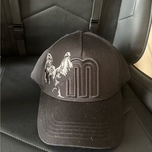 Black Rooster Embroidered “GALLO FINO” Hat